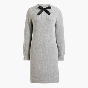 Bow-neck Sweater-dress